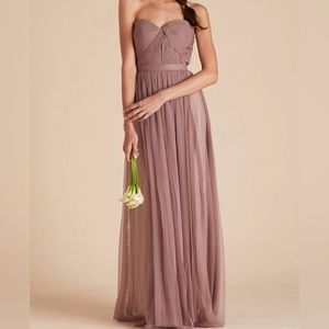 Birdy Grey Christina Convertible Tulle Bridesmaid Formal Dress -Sandy Mauve